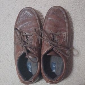 10W Bass Mens Brown Shoes